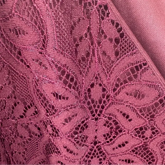 Xhilaration Dress or long top. Long sleeve. Cold shoulder. Merlot colour . XXL - Picture 11 of 14